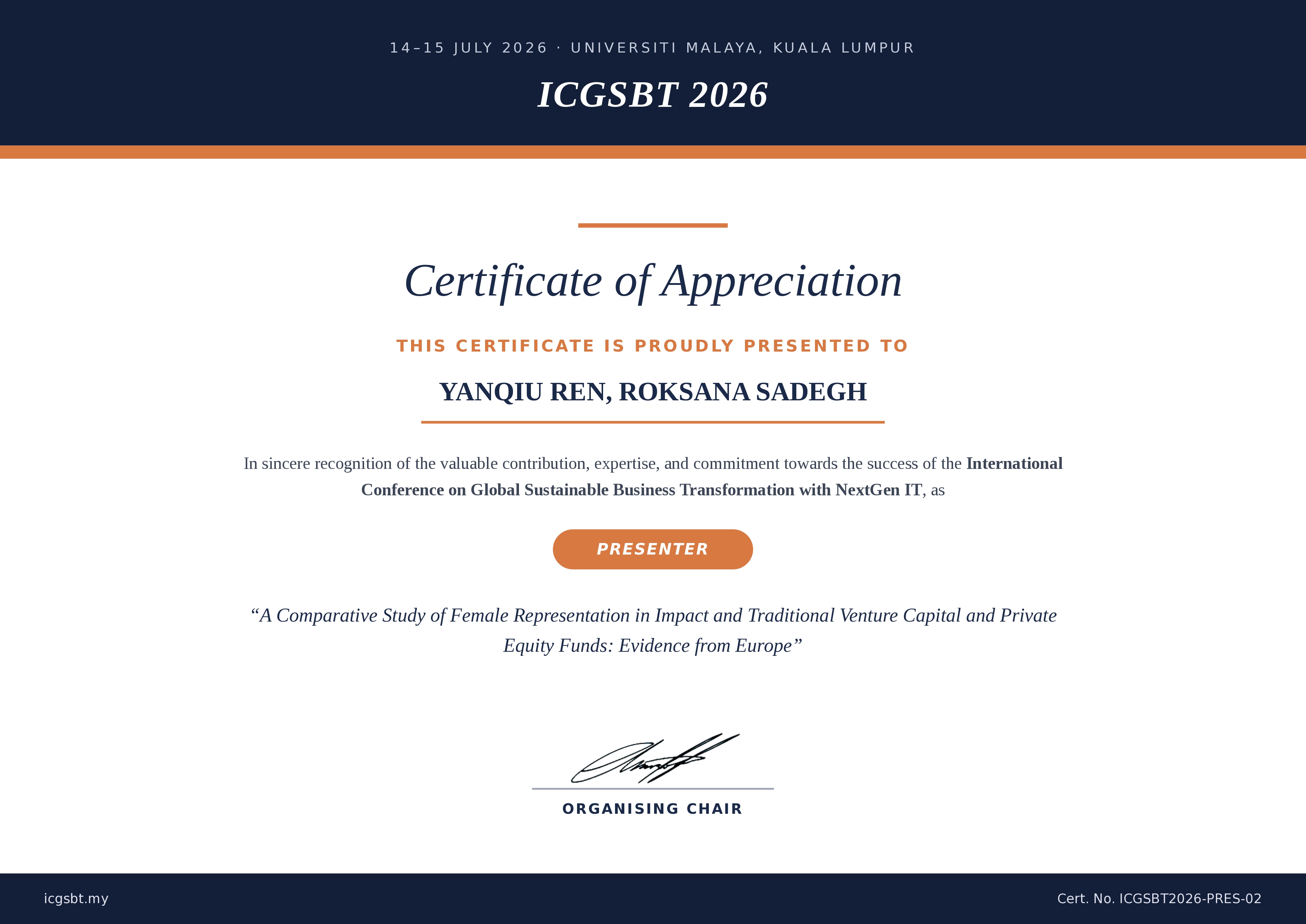 Certificate 2