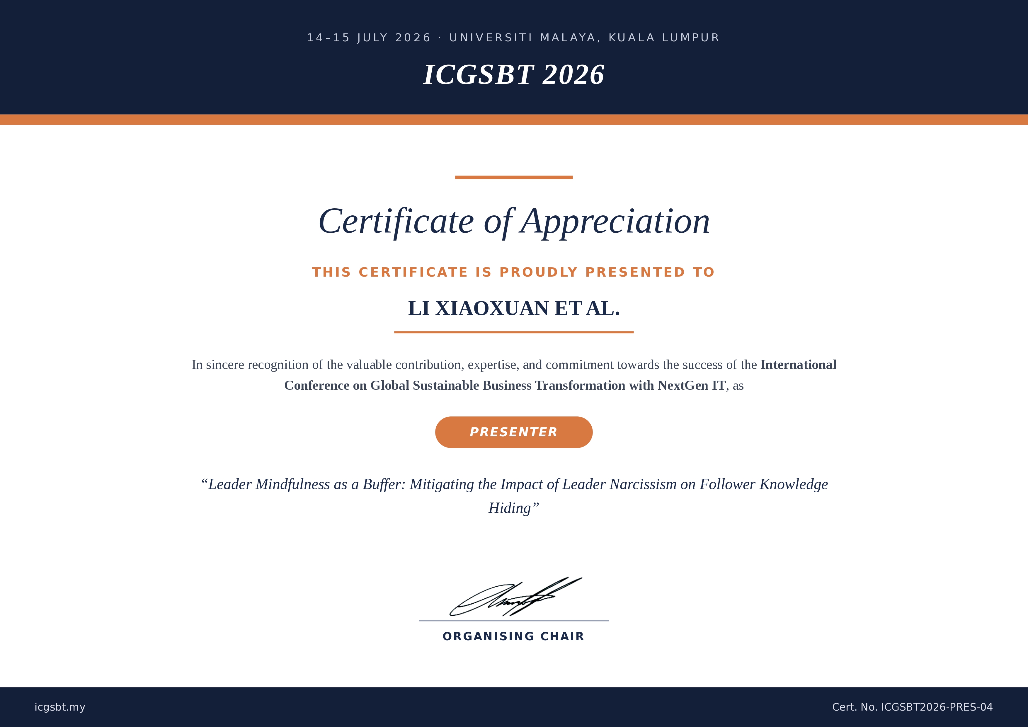 Certificate 4
