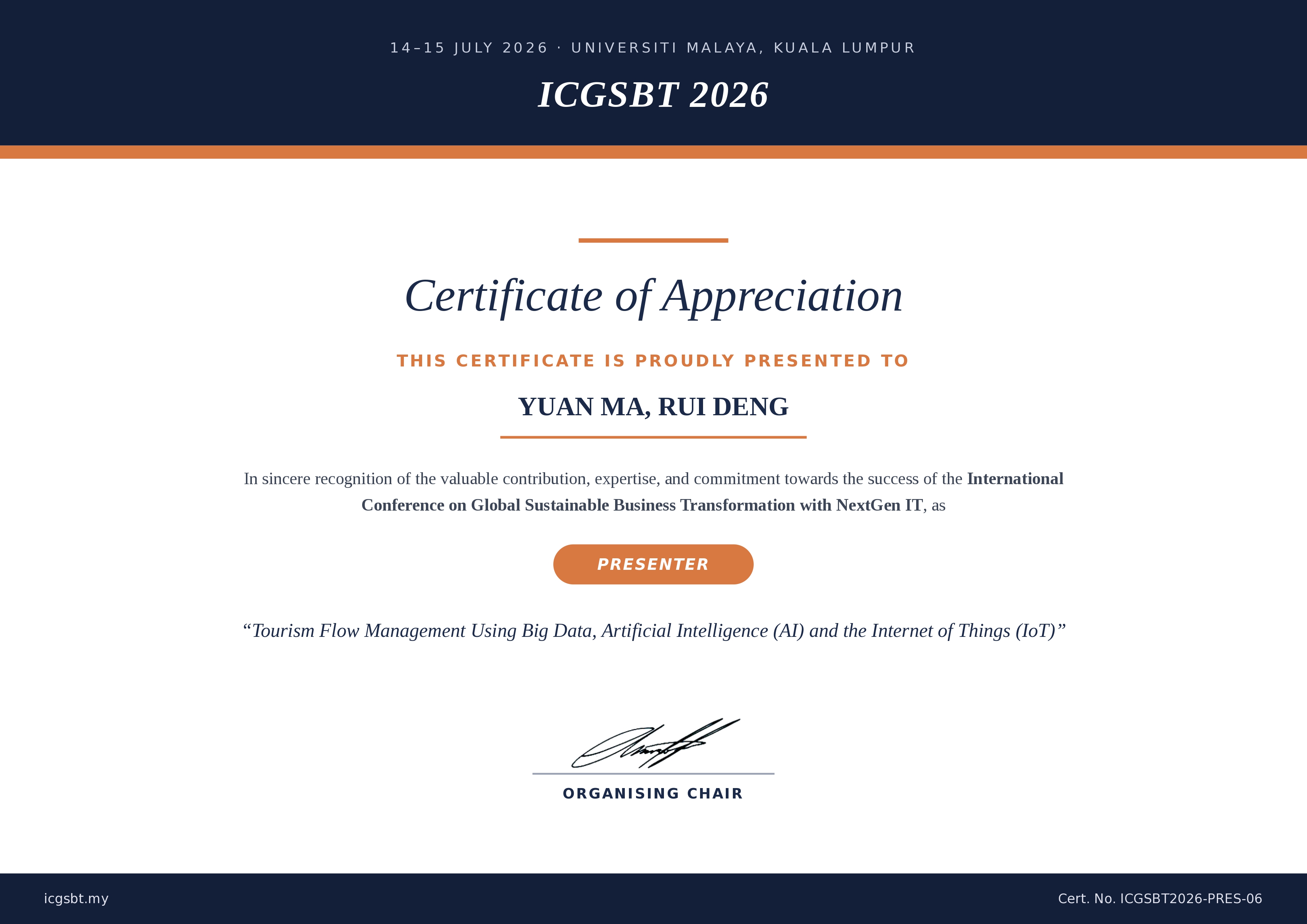 Certificate 6
