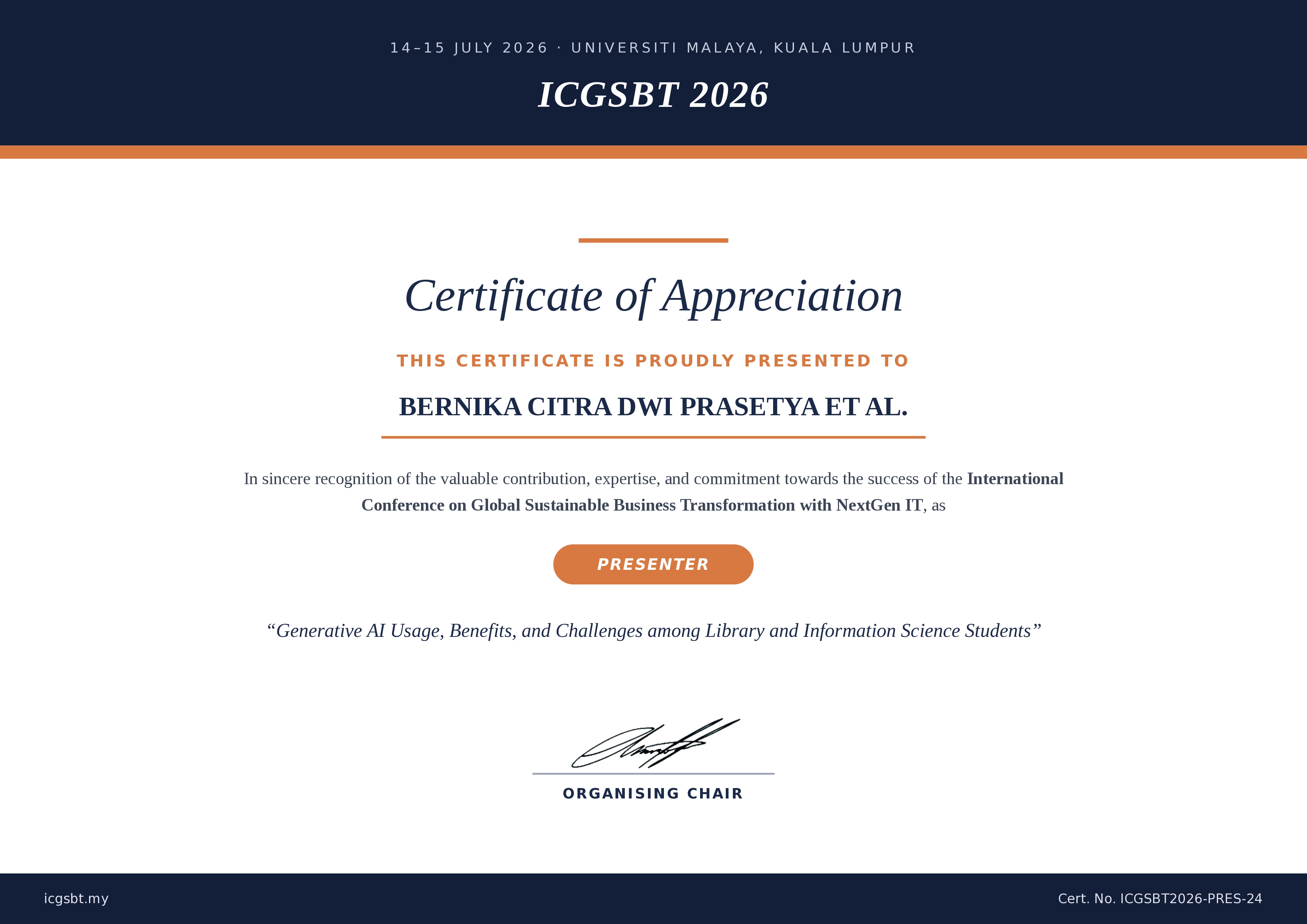 Certificate 24