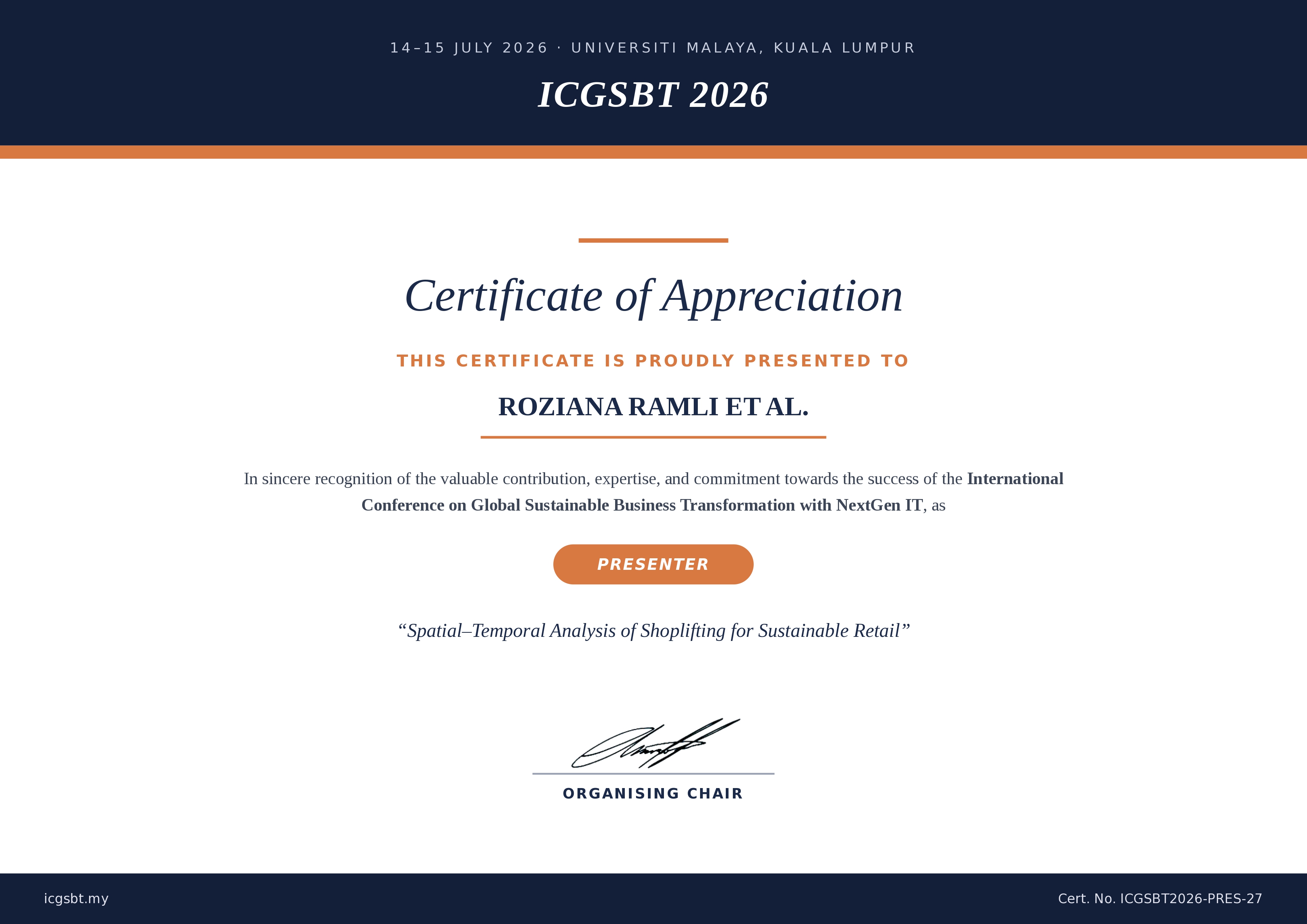 Certificate 27